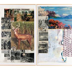 Vamos dispor seixos em volta dos cactos. Faz um efeito bonito, Pintura Técnica Mista Abstrato original por Ana  Vidigal