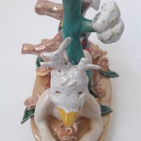 Quimera 1, original Human Figure Ceramic Sculpture by Lorinet Julie