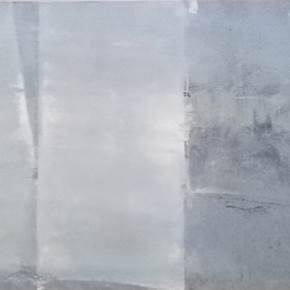 Quase Cinzento_5, original Abstract Mixed Technique Painting by Eduarda Ferreira