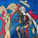 O Reino de Deus, original Religion Acrylique La peinture par Miguel  Mendel