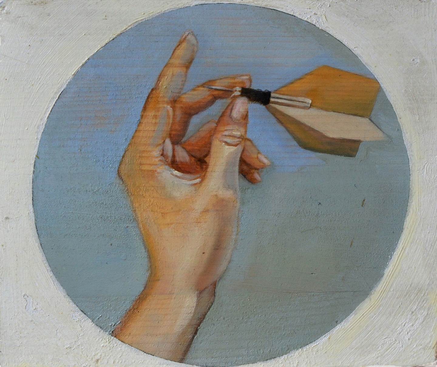 Círculo de controlo , Pintura Óleo Corpo original por Francisca  Sousa