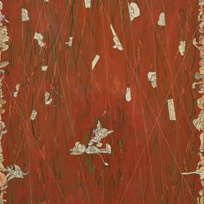 A mentira suprema, Pintura Acrílico Abstrato original por Ana  Vidigal