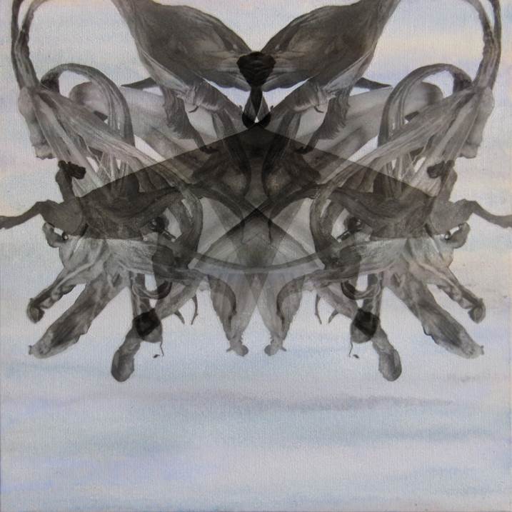 (A)Simetrias #12, original Animaux Technique mixte La peinture par Teresa Gil