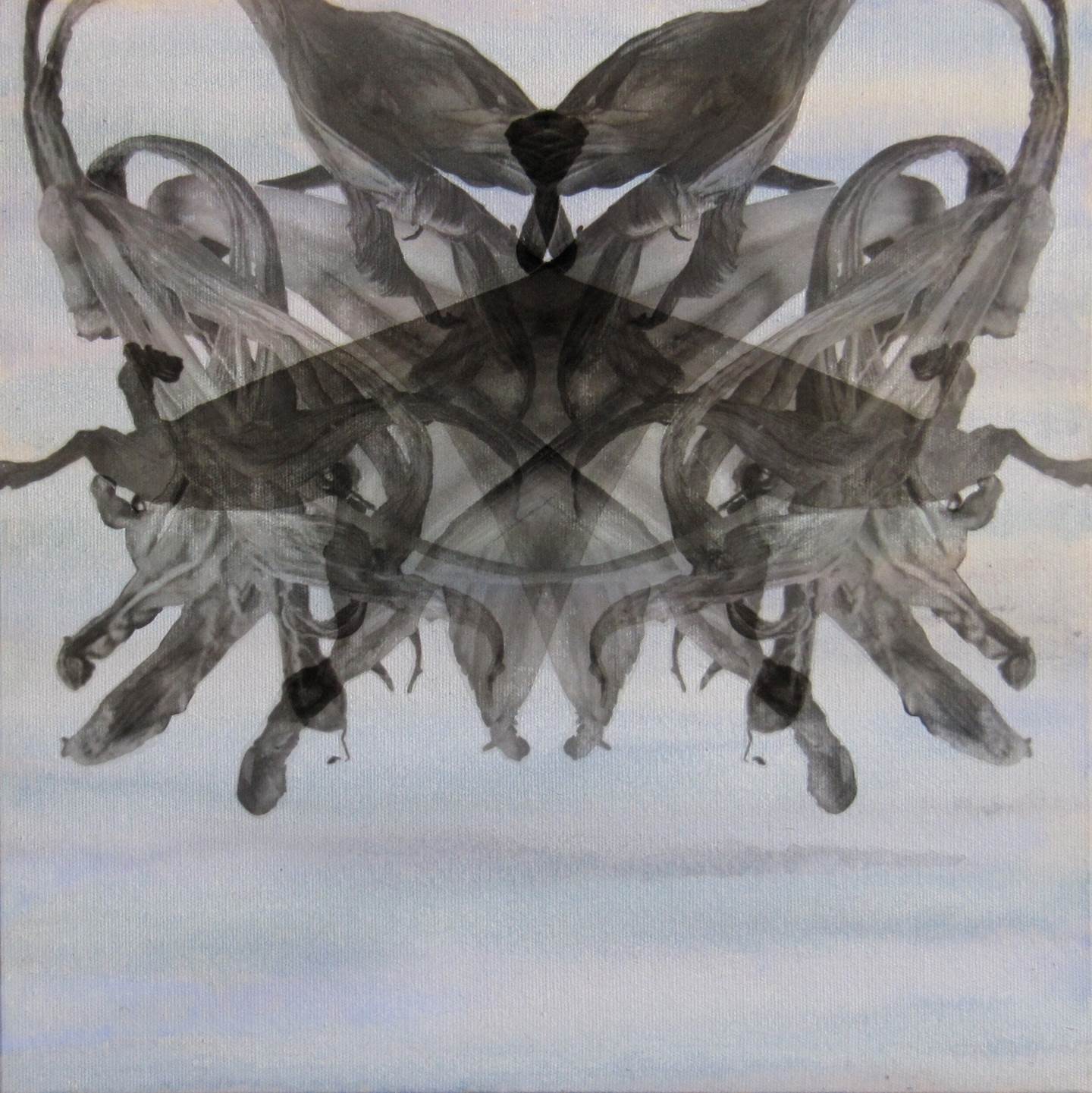 (A)Simetrias #12, original Animals Mixed Technique Painting by Teresa Gil