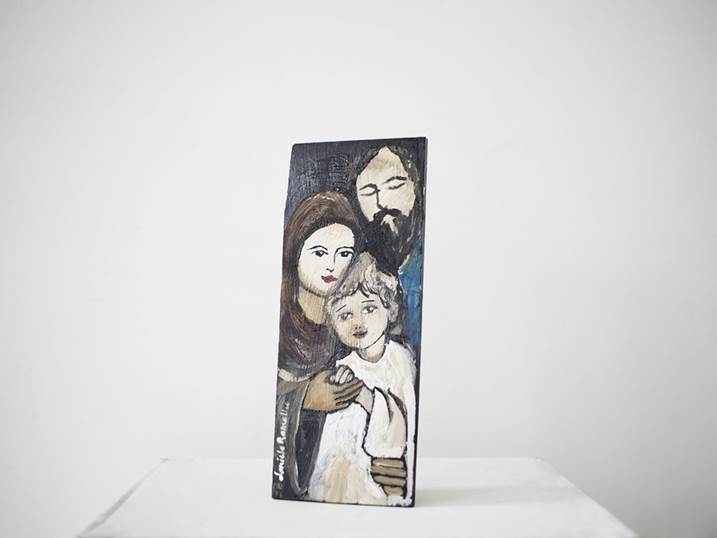 Família Sagrada, original 0 Acrylic Sculpture by Daniela Ramalho