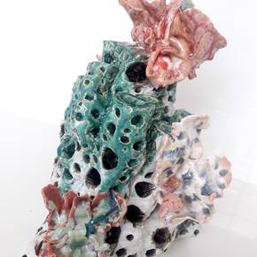 Orchidées, original Human Figure Ceramic Sculpture by Lorinet Julie