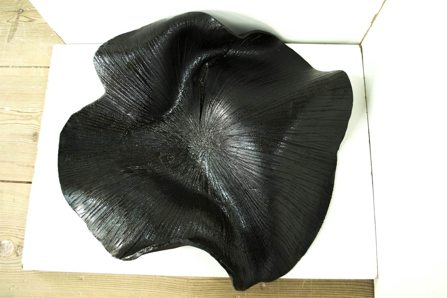 Tágide (black 4), original   Sculpture by Ana Almeida Pinto