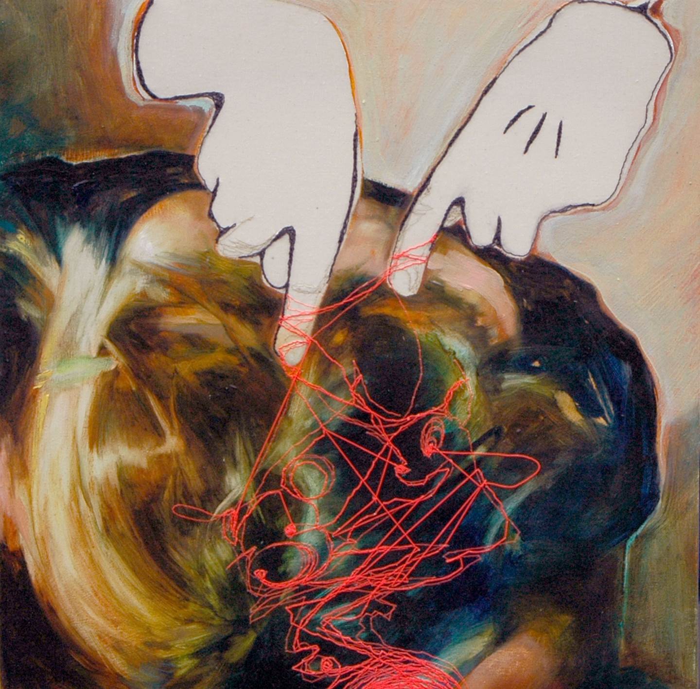 Mon ami Mickey, original Human Figure Mixed Technique Painting by Sónia  Aniceto