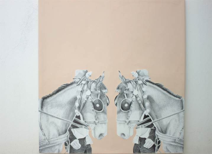 A horse with no name, original Animaux Acrylique La peinture par Marisa  Piló