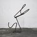 Em Linha_002, original Abstrait Le fer Sculpture par Joana Lapin