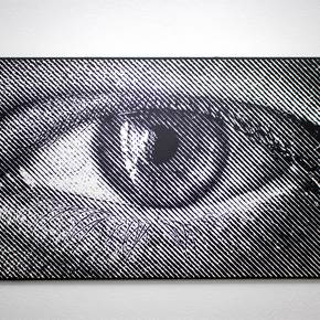 My Eye , original Big Collage Drawing and Illustration by André Freire-Rocha