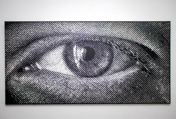 My Eye , original Big Collage Drawing and Illustration by André Freire-Rocha