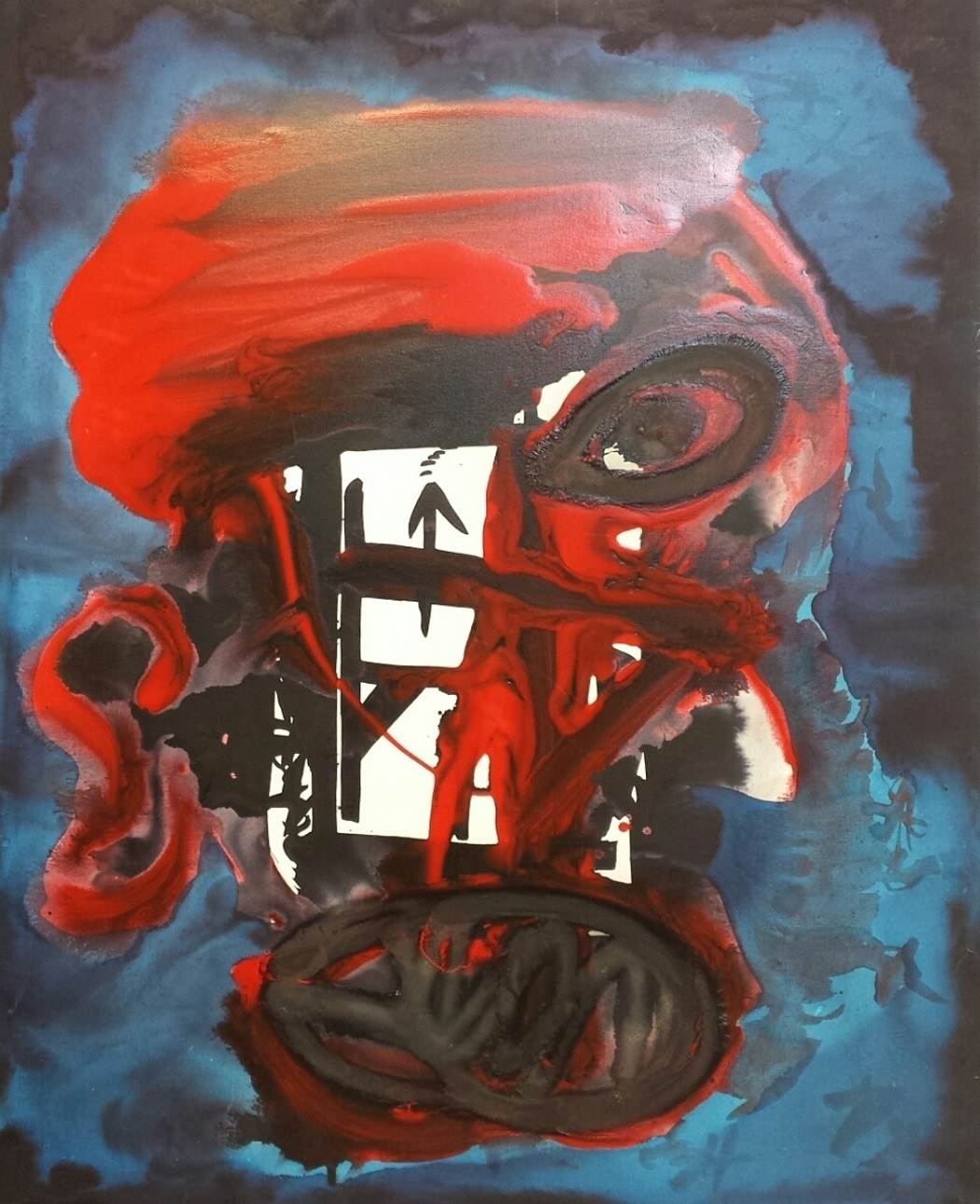 Morto ou vivo, original Abstrait Toile La peinture par Francisco Capelo