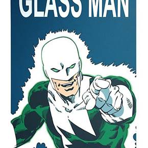Glass Man, Pintura Acrílico Vanguarda original por Nuno Raminhos