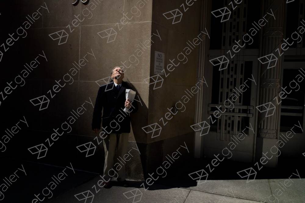 Church St, New York City, original Man Digital Photography by Dimitri Mellos