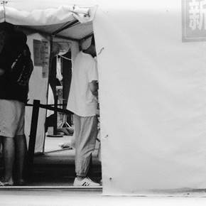 Covid-19 Testing Site, original Man Analog Photography by Hua  Huang