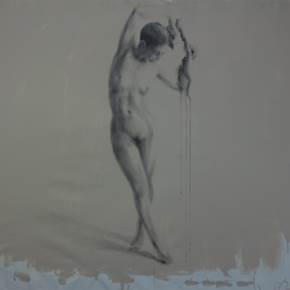 Venus Anadyomene I, original Body Mixed Technique Painting by BeckenFilipe .