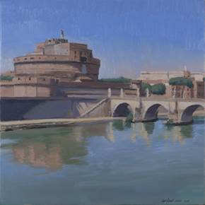 San Angelo III., Pintura Óleo Paisagem original por Juan Manuel Álvarez Cebrián