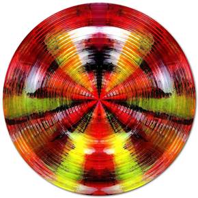 CIRCULAR COLORBURST, Ø 120 cm, original Abstract Digital Photography by Sven Pfrommer