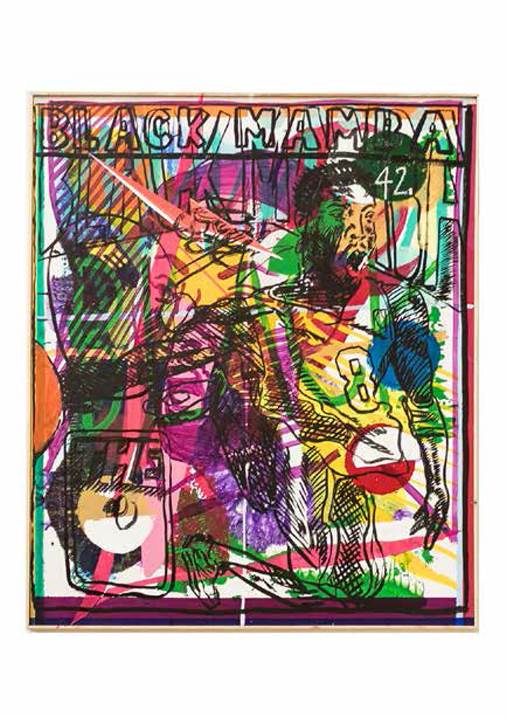 Black Mamba 42, original Vanguardia Acrílico Pintura de Francisco Vidal