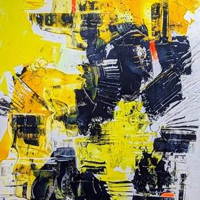 Abstrato, original Animals Mixed Technique Painting by Puskas - José  de Barros