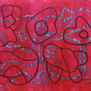 Sin Título, original Animals Mixed Technique Painting by Edmundo Paz