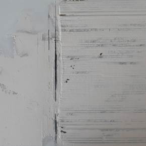 Quase Cinzento_3, original Abstrait Technique mixte La peinture par Eduarda Ferreira
