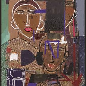 3 Marias, original Resumen Digital Pintura de Rui Mendes (Ruca)