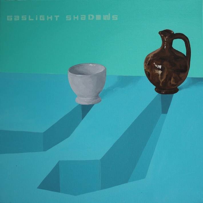 Gaslight Shadows, original Nature morte Pétrole La peinture par António Olaio
