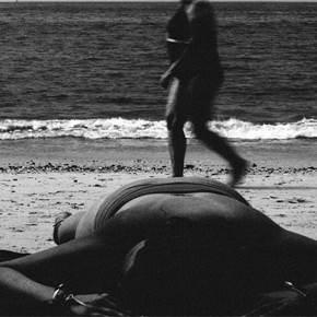 Female On The Beach, original Man Analog Photography by Hua  Huang