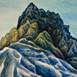 Montanha - rocha, original Paysage Acrylique La peinture par João Gama