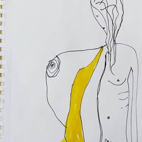 PARA TI O MEU TUDO, original Human Figure Mixed Technique Drawing and Illustration by Sónia Santos