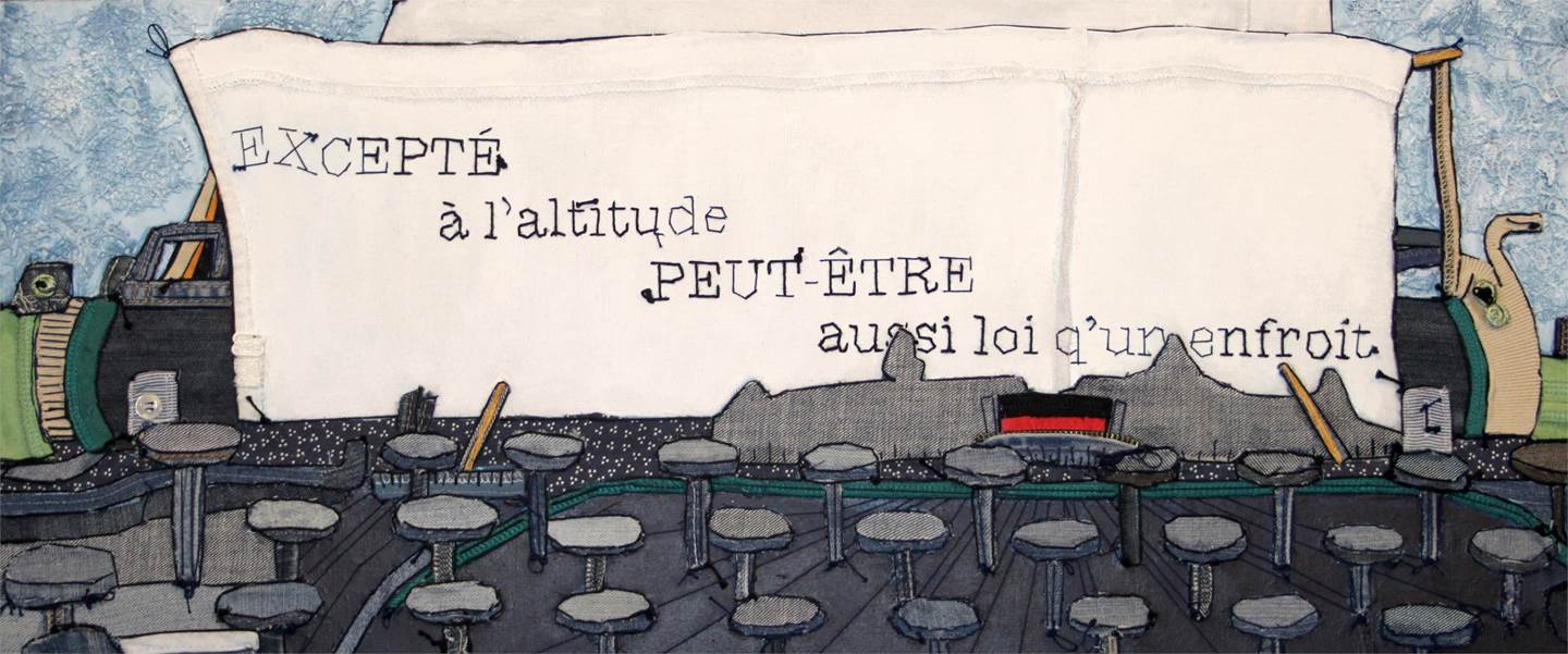 Efeito Mallarmé, original Avant-Garde Canvas Painting by Alexandra de Pinho