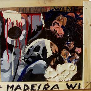 Madeira Wine, original Abstract Canvas Painting by Diogo  Goes