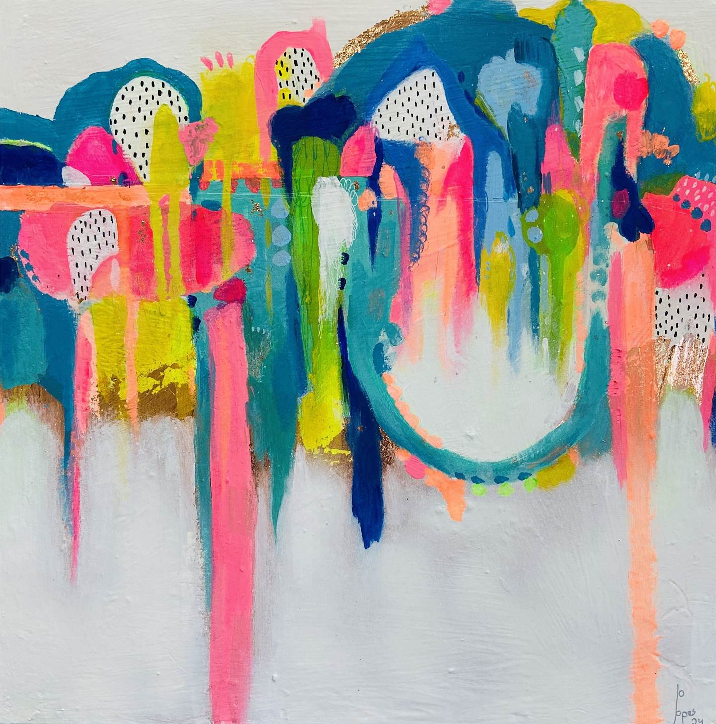 Reflexo, original Animals Acrylic Painting by Joana M Lopes