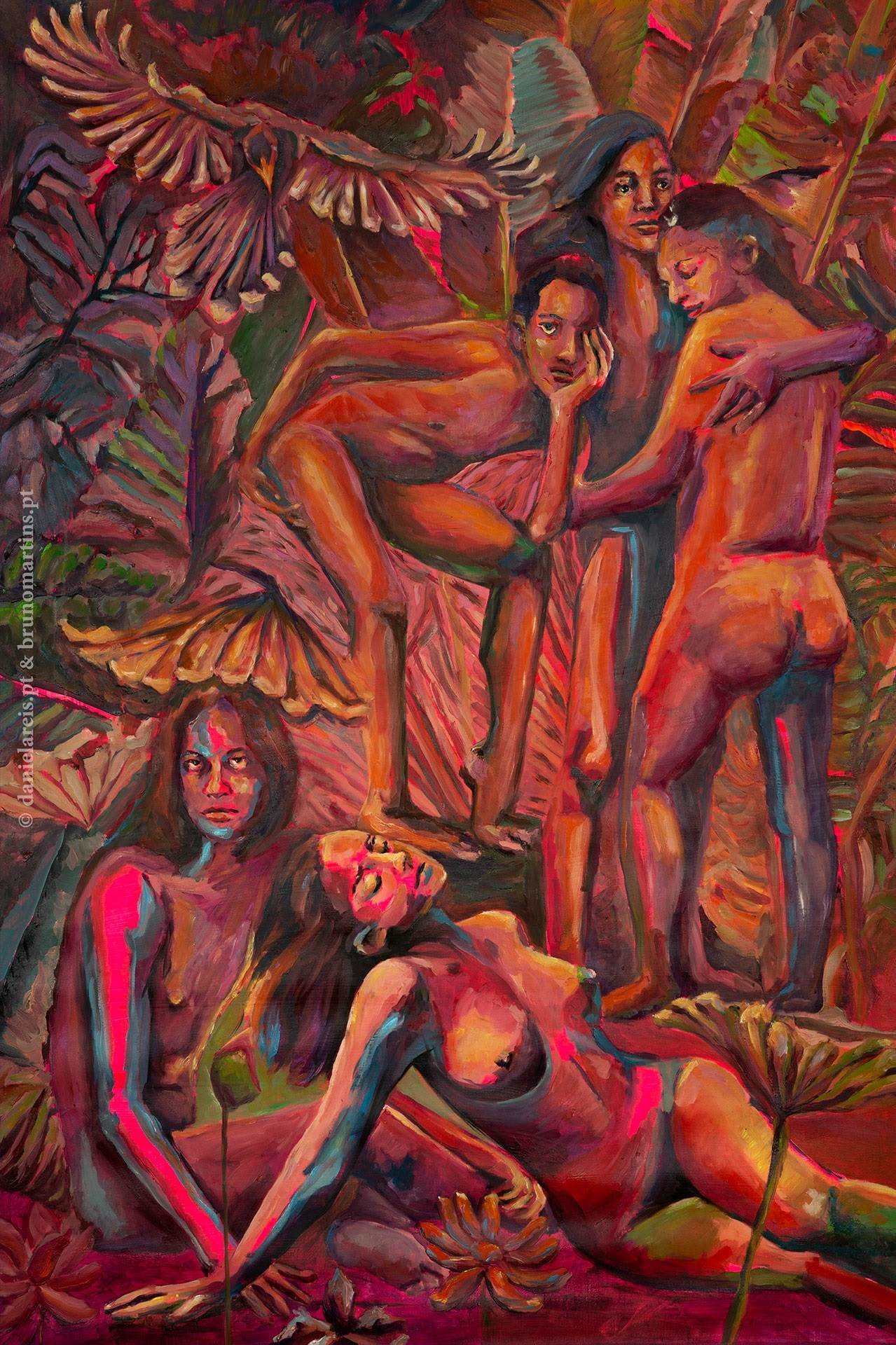 Para além da memória: o Gesto , original   Painting by Daniela  Reis