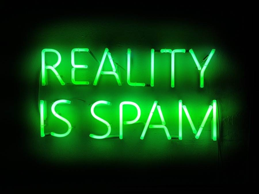 Reality is Spam, original  Mixed Technique Sculpture by Enrique Baeza