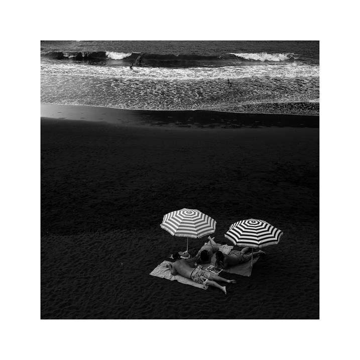 Sunbathers, original B&W Digital Photography by Filipe Bianchi