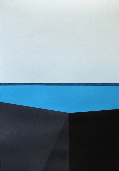 Minimal Landscapes Series · MLS P0354, original Abstract Acrylic Painting by André Lemos Pinto