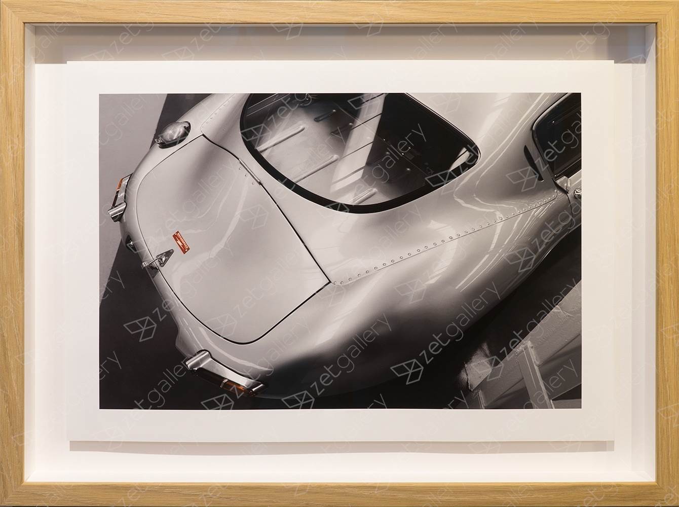 Jaguar E-Type Low Drag Coupe 01, original Avant-Garde Digital Photography by Yggdrasil Art