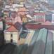 Porto panoramic, Pintura Tela Paisagem original por TOMAS CASTAÑO