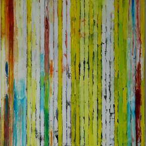 Spring, original Abstract Oil Painting by Francisco Santos