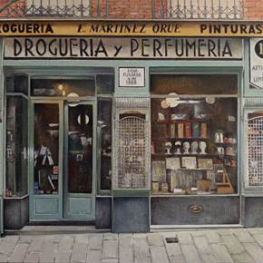 Drogueria E. Martinez Orue-Madrid, original Cuerpo Pintada Pintura de TOMAS CASTAÑO