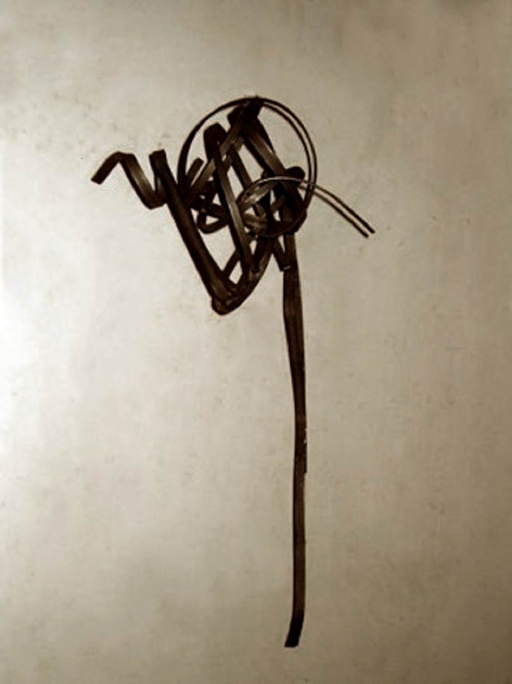 Portrait: Reflections of Oneself, original Abstract Iron Sculpture by Inês  Osório 