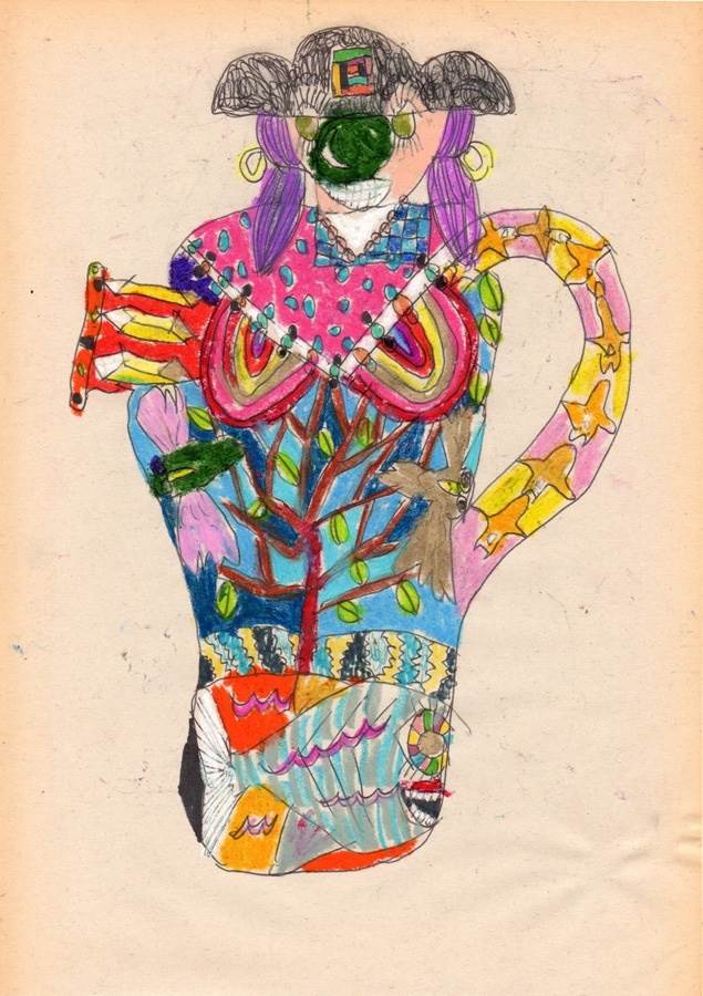 Fisher woman, Pintura  Mulher original por Mike Swaney