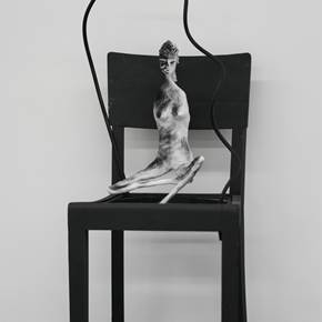 Flutua, original Resumen Técnica Mixta Escultura de Marcia Ruberti