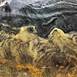 Black Sands, Pintura Tela Abstrato original por Tiffani Buteau