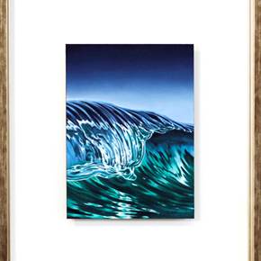 Oceano pacífico I, original Nature Oil Painting by Gustavo Fernandes
