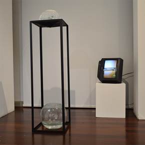 DGELO, original Nature Glass Sculpture by Joana Paiva Sequeira