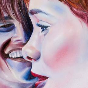 Innocent youth, original Landscape Oil Painting by Giada Rotundo